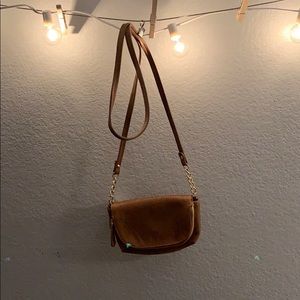Leather crossbody